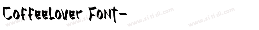 Coffeelover Font字体转换